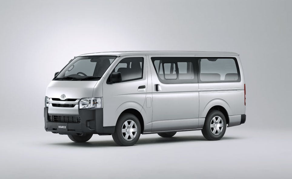 New toyota shop van price